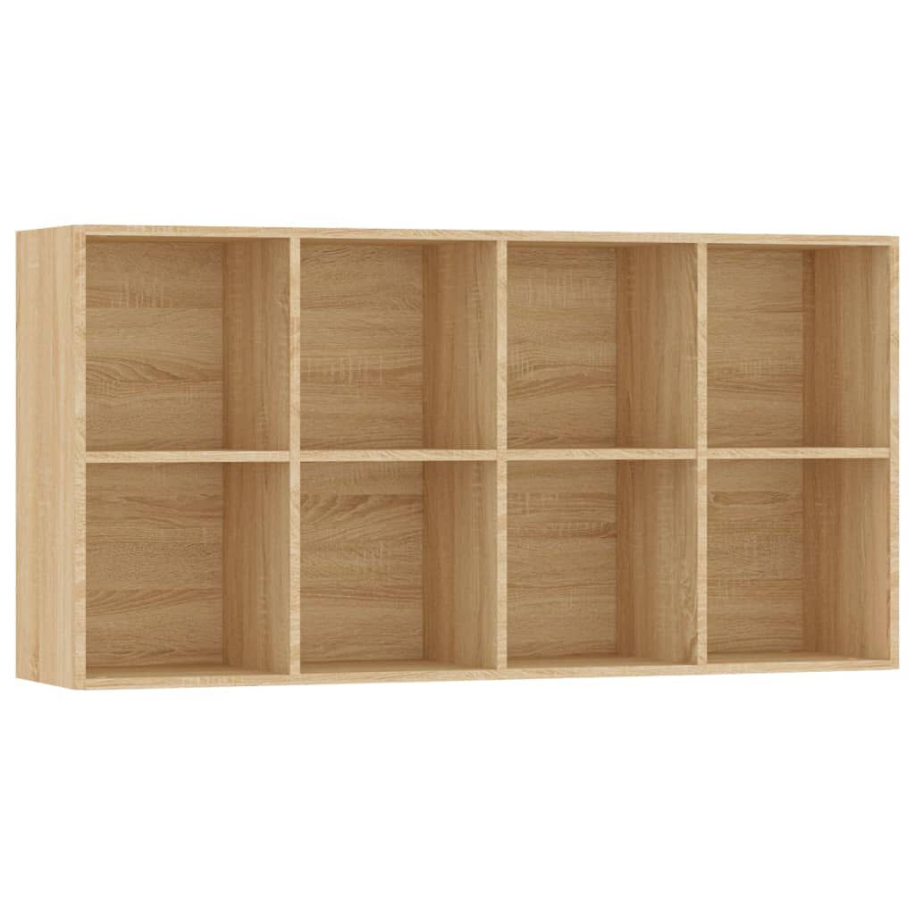 vidaXL Ραφιέρα/Βιβλιοθήκη Sonoma Δρυς 66x30x130 εκ. από Επεξ. Ξύλο