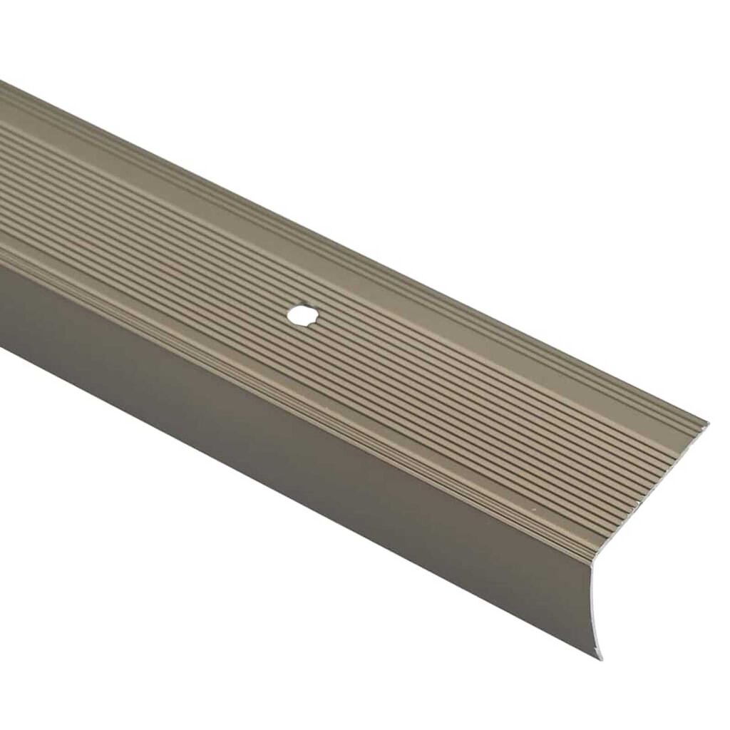 vidaXL Προστατευτικά ακμών σκάλας 10 pcs Μπρονζέ 67 cm Αλουμίνιο