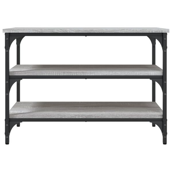 vidaXL Παπουτσοθήκη Γκρι Sonoma 70x38,5x49 εκ. από Επεξεργασμένο Ξύλο