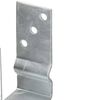 vidaXL Στηρίγματα Περίφραξης 6 τεμ. Ασημί 8x6x15 εκ. Γαλβανισμ. Ατσάλι