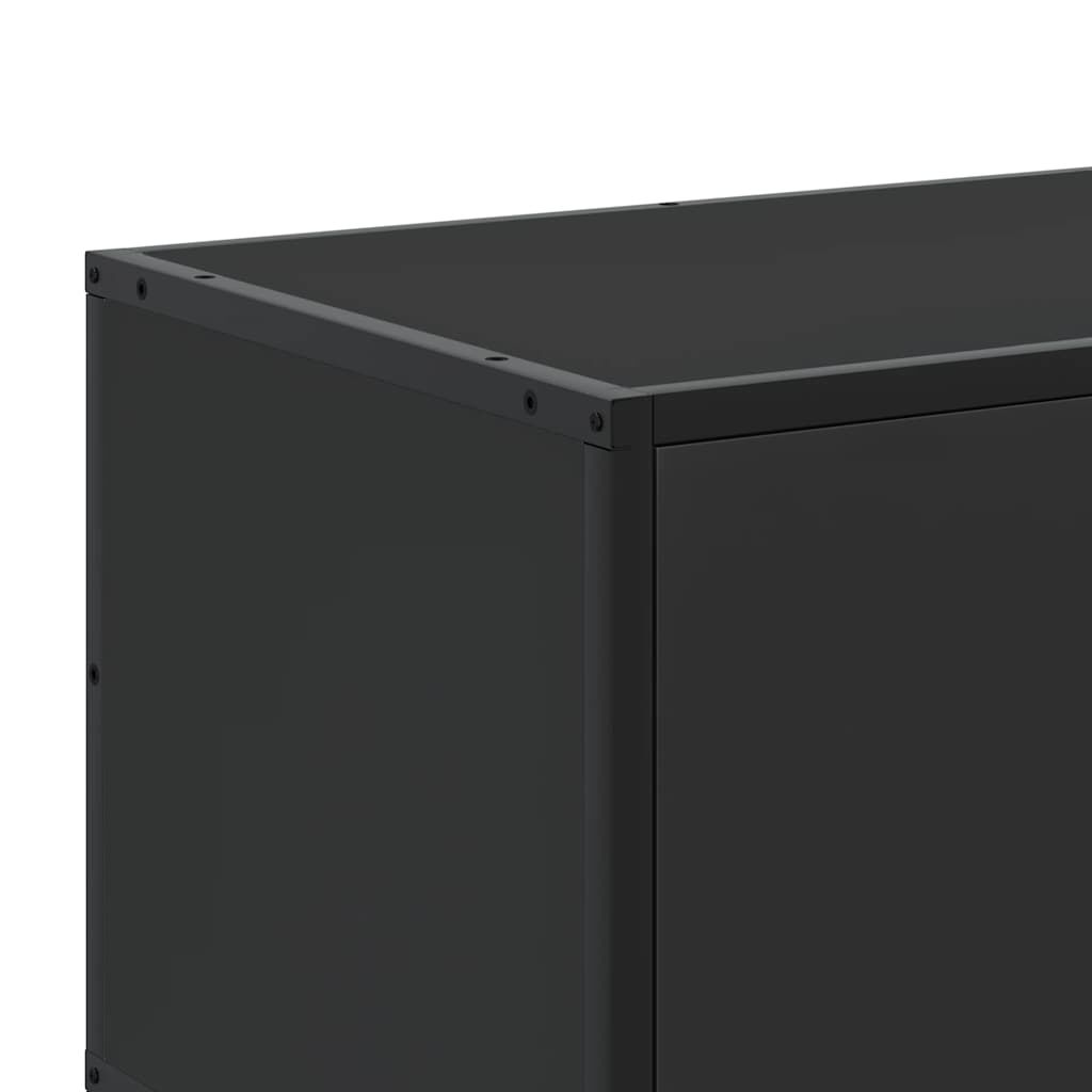 vidaXL Έπιπλο Τηλεόρασης Μαύρο 150x35x41 εκ. Επεξεργ. Ξύλο / Μέταλλο