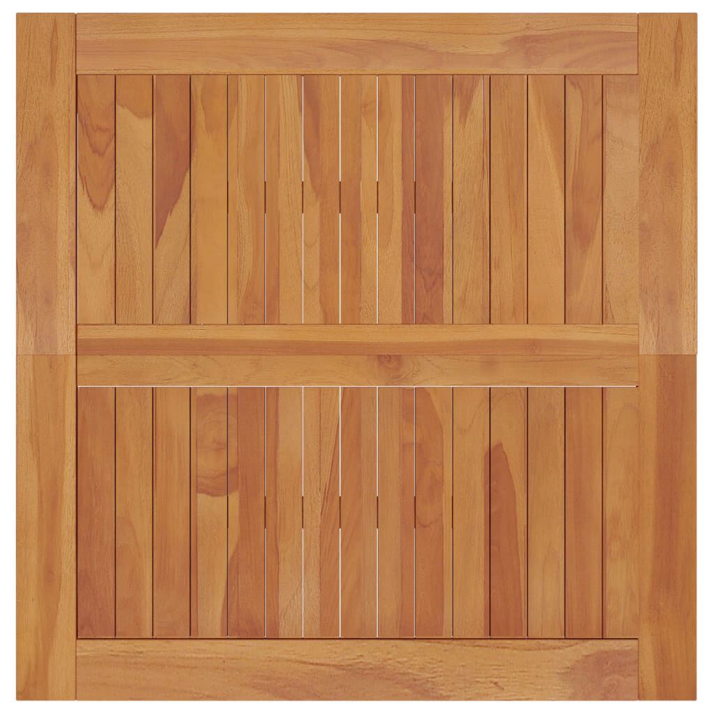 vidaXL Τραπεζαρία Κήπου 85 x 85 x 75 εκ. από Μασίφ Ξύλο Teak