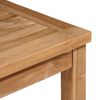 vidaXL Τραπέζι Κήπου 80 x 80 x 77 εκ. από Μασίφ Ξύλο Teak