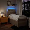 vidaXL &Kappa;&rho;&epsilon;&beta;ά&tau;&iota; Boxspring &mu;&epsilon; &Sigma;&tau;&rho;ώ&mu;&alpha; &Kappa;&rho;&epsilon;&mu; 90x190 &epsilon;&kappa;.&Upsilon;&phi;&alpha;&sigma;&mu;ά&tau;&iota;&nu;&omicron;