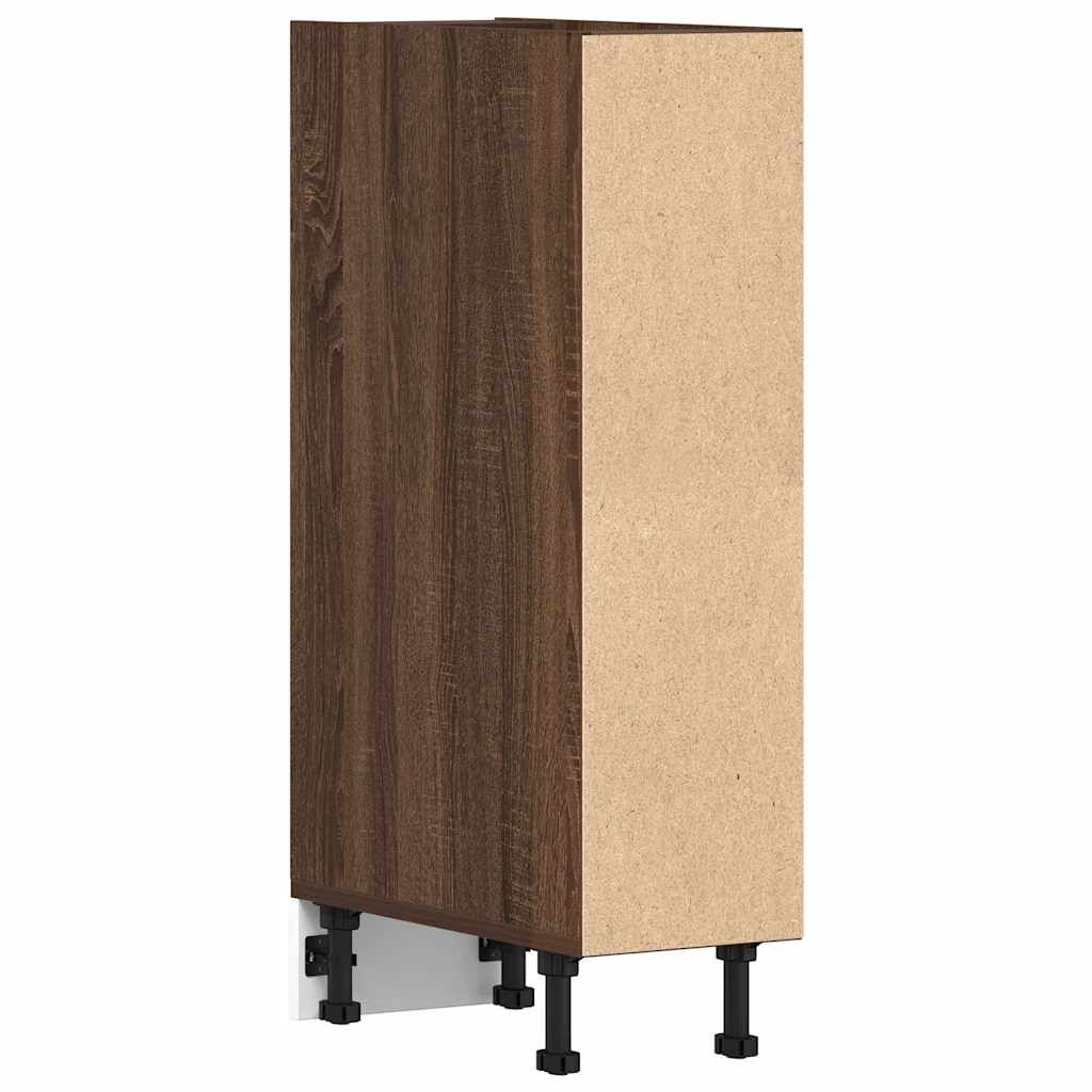 vidaXL Ντουλάπι Δαπέδου Riga Καφέ Δρυς 20x44,5x81,5 εκ. Μοριοσανίδα