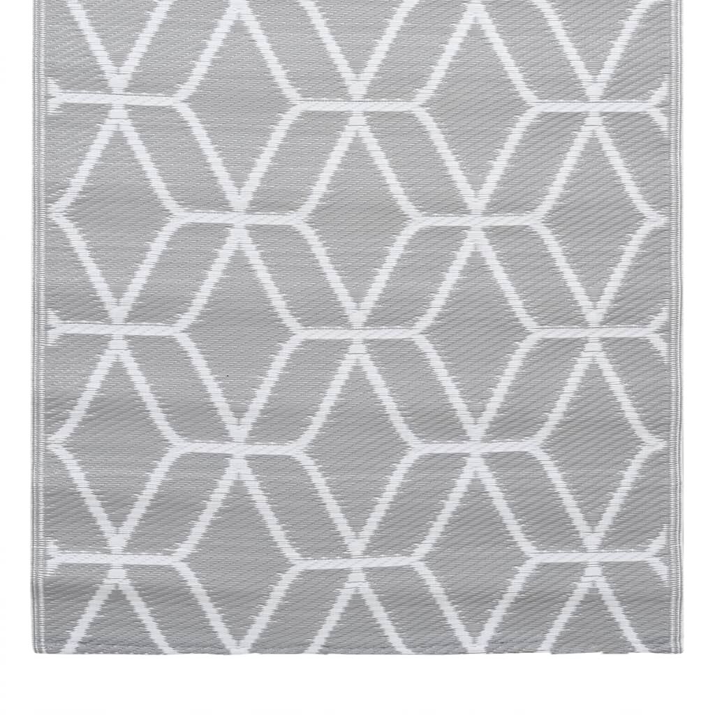 vidaXL Χαλί εξωτερικού χώρου ARAKIL γκρι 190x290 cm PP