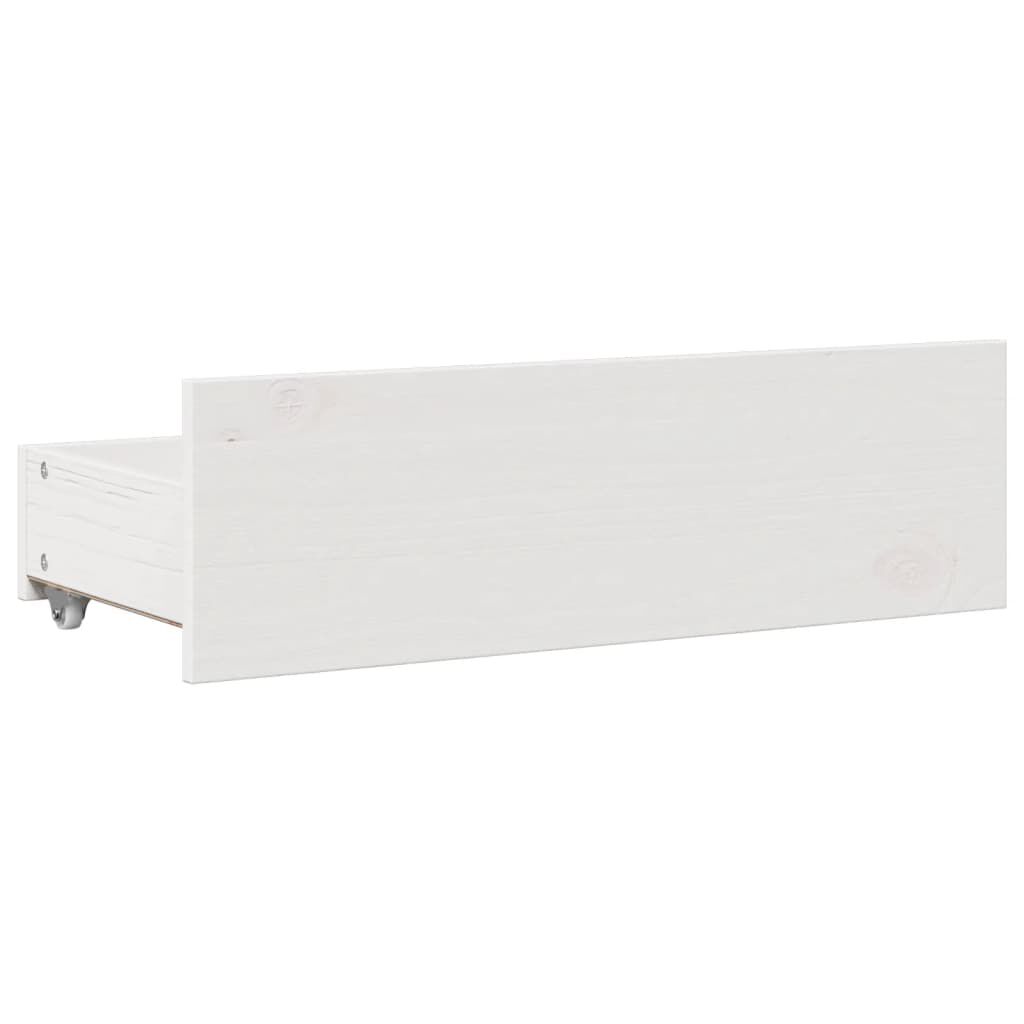 vidaXL Κρεβάτι Βιβλιοθήκη Χωρίς Στρώμα 160x200 εκ Μασίφ Ξύλο Πεύκου