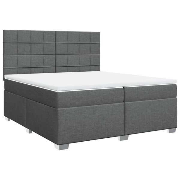vidaXL &Kappa;&rho;&epsilon;&beta;ά&tau;&iota; Boxspring &mu;&epsilon; &Sigma;&tau;&rho;ώ&mu;&alpha; &Sigma;&kappa;&omicron;ύ&rho;&omicron; &Gamma;&kappa;&rho;&iota; 200x200 &epsilon;&kappa;. &Upsilon;&phi;&alpha;&sigma;&mu;ά&tau;&iota;&nu;&omicron;