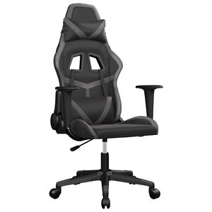 vidaXL &Kappa;&alpha;&rho;έ&kappa;&lambda;&alpha; Gaming &Mu;&alpha;&sigma;ά&zeta; &Mu;&alpha;ύ&rho;&omicron;/&Gamma;&kappa;&rho;&iota; &alpha;&pi;ό &Sigma;&upsilon;&nu;&theta;&epsilon;&tau;&iota;&kappa;ό &Delta;έ&rho;&mu;&alpha;