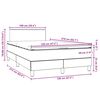 vidaXL &Kappa;&rho;&epsilon;&beta;ά&tau;&iota; Boxspring &mu;&epsilon; &Sigma;&tau;&rho;ώ&mu;&alpha; &Sigma;&kappa;&omicron;ύ&rho;&omicron; &Mu;&pi;&lambda;&epsilon; 120x210 &epsilon;&kappa;. &Beta;&epsilon;&lambda;&omicron;ύ&delta;&iota;&nu;&omicron;