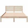 vidaXL Σκελετός Κρεβατιού Καφέ 140 x 220 cm Μασίφ ξύλο πεύκου