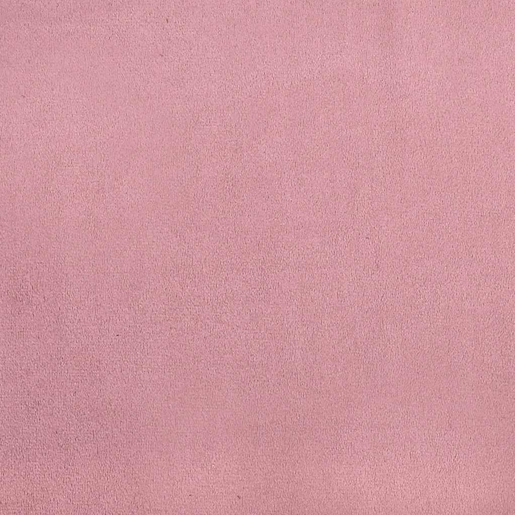 vidaXL Κρεβάτι Boxspring με Στρώμα Ροζ 120x200 εκ. Βελούδινο