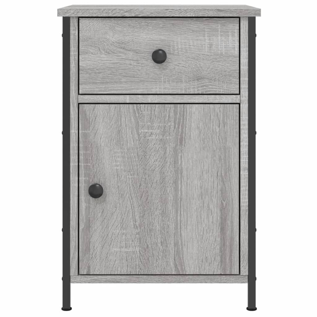 vidaXL Κομοδίνο Γκρι Sonoma 40 x 42 x 60 εκ. από Επεξεργασμένο Ξύλο