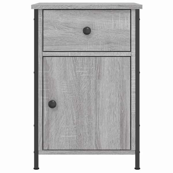 vidaXL Κομοδίνο Γκρι Sonoma 40 x 42 x 60 εκ. από Επεξεργασμένο Ξύλο