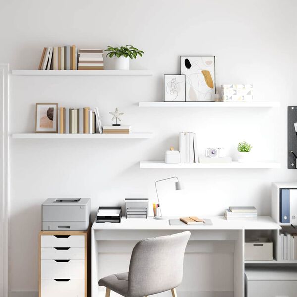 vidaXL &Rho;ά&phi;&iota;&alpha; &Tau;&omicron;ί&chi;&omicron;&upsilon; 4 &tau;&epsilon;&mu;. Ά&sigma;&pi;&rho;&alpha; 120x23,5x3,8 &epsilon;&kappa;. MDF