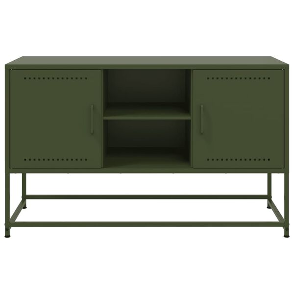 vidaXL Ντουλάπι Λευκό 36x39x107 εκ. από Ατσάλι