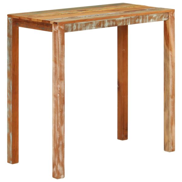 vidaXL Τραπέζι Μπαρ 112 x 55 x 108 εκ. από Μασίφ Ανακυκλωμένο Ξύλο