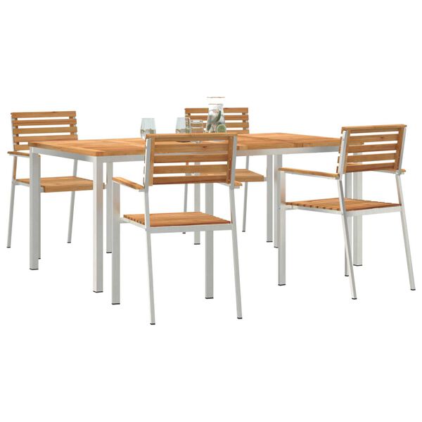 vidaXL Σετ τραπεζαρίας κήπου 5 pcs