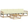 vidaXL &Sigma;&epsilon;&iota;&rho;ά &Kappa;&alpha;&nu;&alpha;&pi;έ &Epsilon;&xi;&omega;&tau;&epsilon;&rho;&iota;&kappa;&omicron;ύ 5 pcs &Lambda;&epsilon;&upsilon;&kappa;ό &kappa;&alpha;&iota; &Kappa;&rho;&epsilon;&mu; 79 x 79 x 37 &epsilon;&kappa;