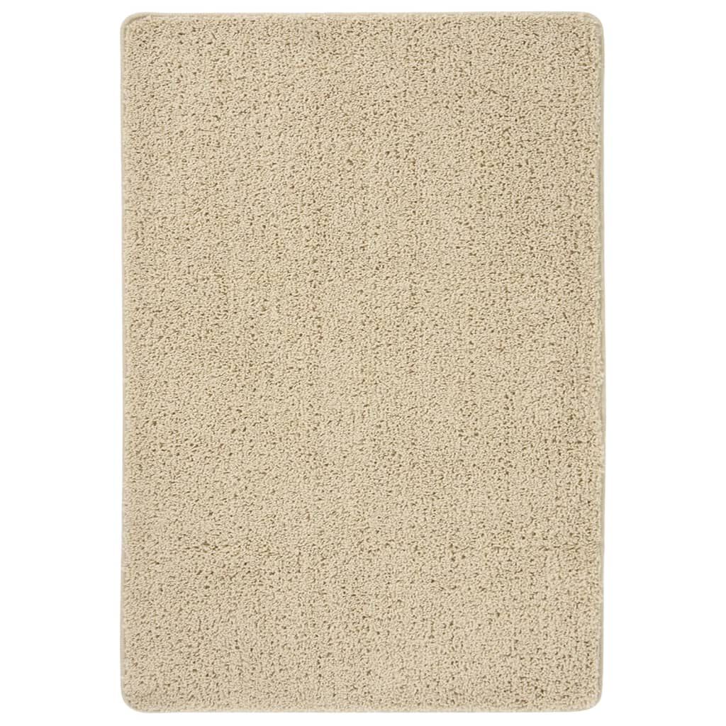 vidaXL Χαλί Shaggy Αντιολισθητικό Κρεμ 120 x 170 εκ.