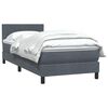 vidaXL &Kappa;&rho;&epsilon;&beta;ά&tau;&iota; Boxspring &mu;&epsilon; &Sigma;&tau;&rho;ώ&mu;&alpha; &Sigma;&kappa;&omicron;ύ&rho;&omicron; &Gamma;&kappa;&rho;&iota; 90x210 &epsilon;&kappa;. &Beta;&epsilon;&lambda;&omicron;ύ&delta;&iota;&nu;&omicron;