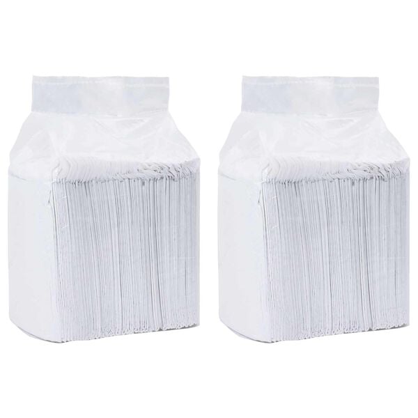 vidaXL Πατάκι Εκπαίδευσης Κατοικιδίου Μονόχρωμο 100 pcs 90 x 60 cm