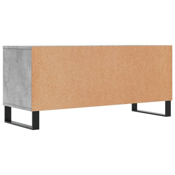 vidaXL Έπιπλο Τηλεόρασης Γκρι Σκυρ. 100 x 34,5 x 44,5 εκ. Επεξ. Ξύλο