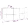 vidaXL Ζαρντινιέρα Πράσινη 175x100x68εκ Γαλβανισμένος χάλυβας