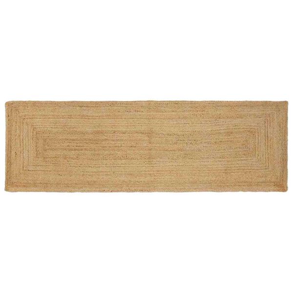 vidaXL Χαλί Μπεζ 80 x 250 cm Γιούτα