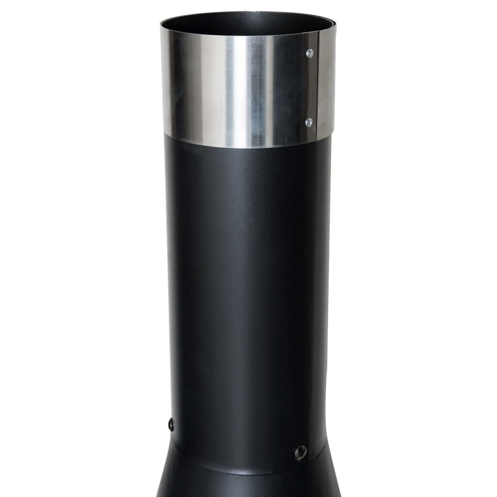 RedFire Τζάκι Εξωτερικού Χώρου Kingston Μαύρο Ματ 43x120 εκ. Ατσάλινο
