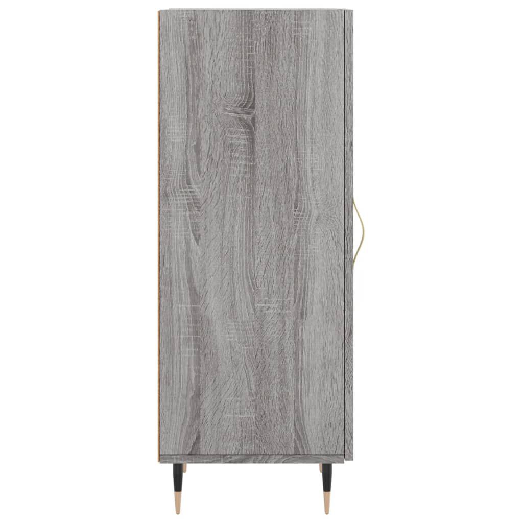 vidaXL Ντουλάπι Γκρι Sonoma 34,5x34x90 εκ. από Επεξεργασμένο Ξύλο