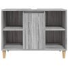 vidaXL Ντουλάπι Νιπτήρα Γκρι Sonoma 80 x 33 x 60εκ. Επεξεργασμένο Ξύλο