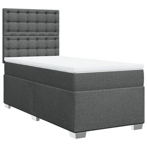 vidaXL &Kappa;&rho;&epsilon;&beta;ά&tau;&iota; Boxspring &mu;&epsilon; &Sigma;&tau;&rho;ώ&mu;&alpha; &Sigma;&kappa;&omicron;ύ&rho;&omicron; &Gamma;&kappa;&rho;&iota; 90x190 &epsilon;&kappa;. &Upsilon;&phi;&alpha;&sigma;&mu;ά&tau;&iota;&nu;&omicron;