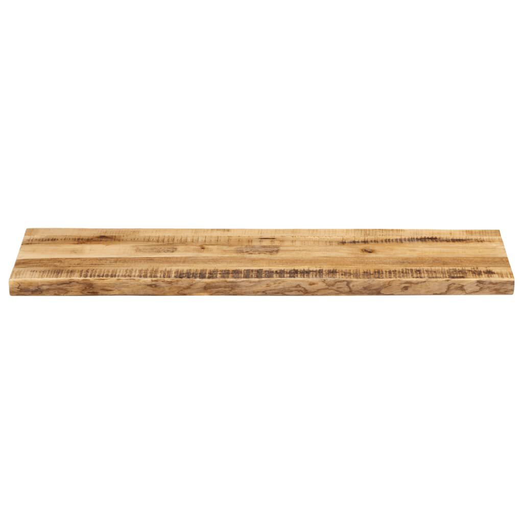 vidaXL Επιφάνεια Τραπεζιού 110x40x2,5 εκ. Live Edge Μασίφ Ξύλο Μάνγκο