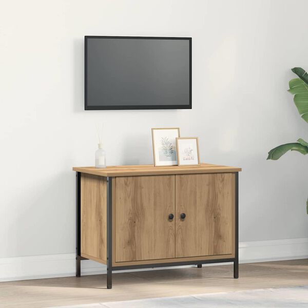 vidaXL &Nu;&tau;&omicron;&upsilon;&lambda;ά&pi;&iota; TV Artisan Oak 60 x 35 x 45 &epsilon;&kappa;. &Epsilon;&pi;&epsilon;&xi;&epsilon;&rho;&gamma;&alpha;&sigma;&mu;έ&nu;&omicron; &xi;ύ&lambda;&omicron;