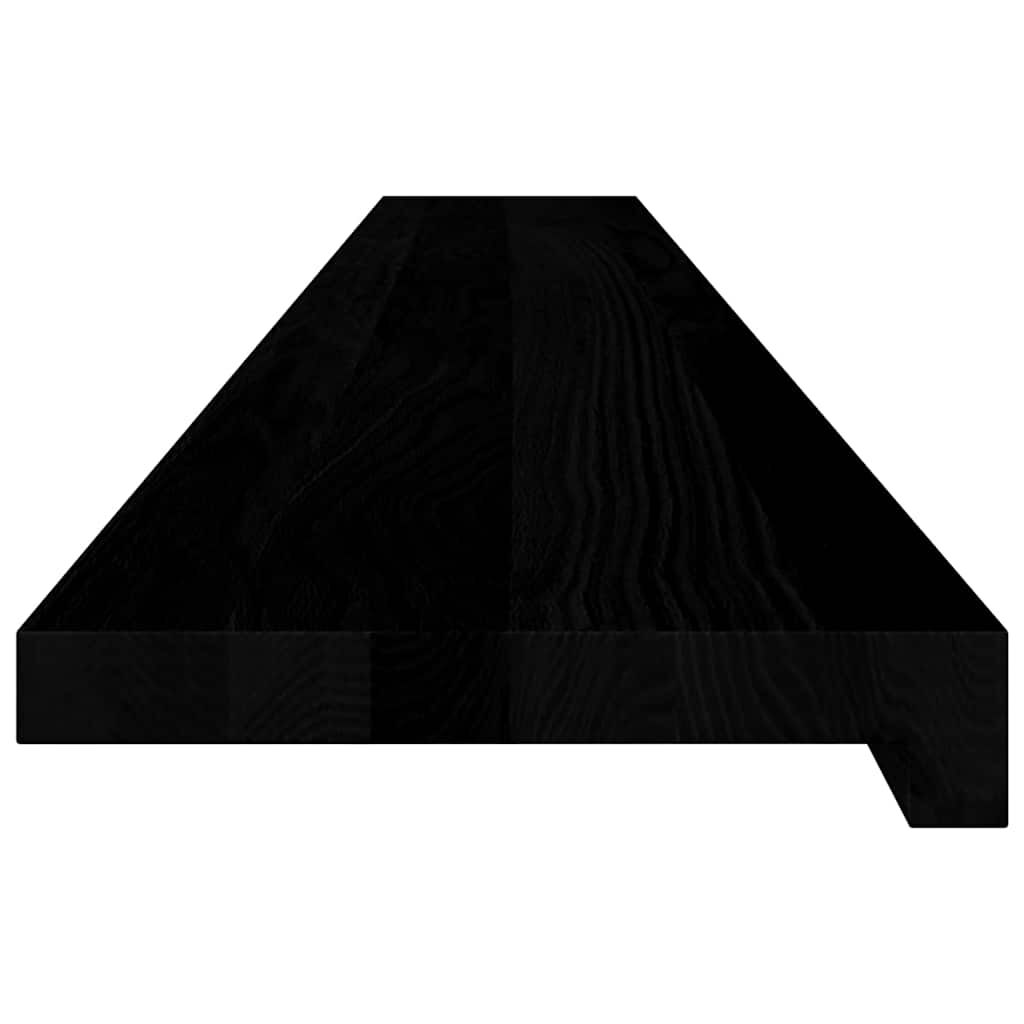 vidaXL Περβάζια παραθύρων 2 τεμ. Σκ. Καφέ 140x20x2εκ. Μασίφ Ξύλο Δρυός