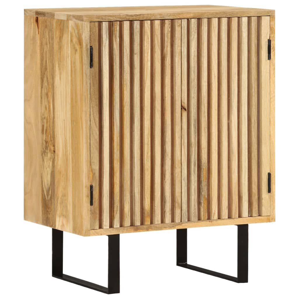 vidaXL Ντουλάπι με 2 Πόρτες 55 x 35 x 70 εκ. από Μασίφ Ξύλο Μάνγκο