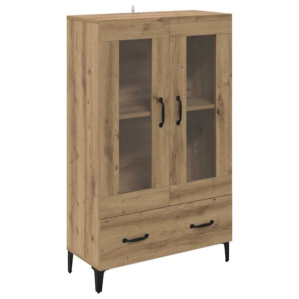 vidaXL Highboard &mu;&epsilon; &sigma;&upsilon;&rho;&tau;ά&rho;&iota; Artisan Oak 70 x 31 x 115 &epsilon;&kappa;