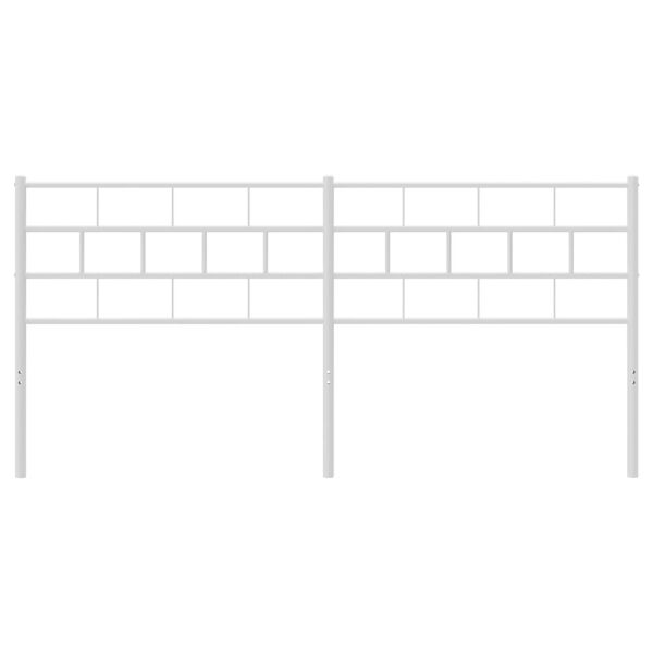 vidaXL Κεφαλάρι Λευκό 200 εκ. Μεταλλικό