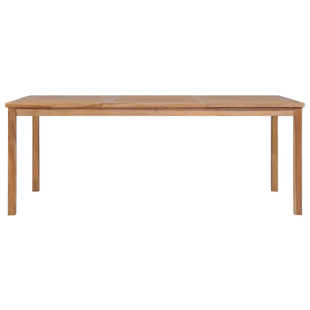 vidaXL Τραπέζι Κήπου 200 x 100 x 77 εκ. από Μασίφ Ξύλο Teak