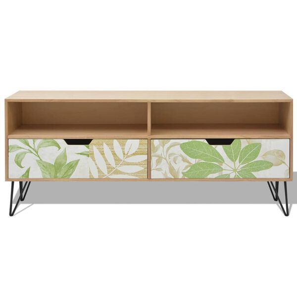 vidaXL Έπιπλο Τηλεόρασης Καφέ 120 x 30 x 50 εκ. από MDF