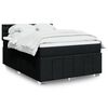 vidaXL &Kappa;&rho;&epsilon;&beta;ά&tau;&iota; Boxspring &mu;&epsilon; &Sigma;&tau;&rho;ώ&mu;&alpha; &Mu;&alpha;ύ&rho;&omicron; 140x190 &epsilon;&kappa;. &Upsilon;&phi;&alpha;&sigma;&mu;ά&tau;&iota;&nu;&omicron;