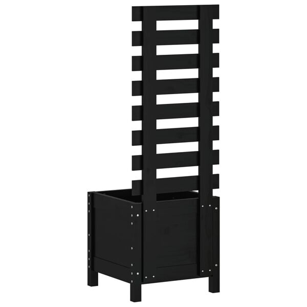 vidaXL &Zeta;&alpha;&rho;&nu;&tau;&iota;&nu;&iota;έ&rho;&alpha; &mu;&epsilon; &Rho;ά&phi;&iota; &Mu;&alpha;ύ&rho;&eta; 39x39,5x114&epsilon;&kappa;. &alpha;&pi;ό &Mu;&alpha;&sigma;ί&phi; &Xi;ύ&lambda;&omicron; &Pi;&epsilon;ύ&kappa;&omicron;&upsilon;