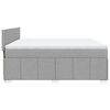 vidaXL &Kappa;&rho;&epsilon;&beta;ά&tau;&iota; Boxspring &mu;&epsilon; &Sigma;&tau;&rho;ώ&mu;&alpha; &Alpha;&nu;&omicron;&iota;&chi;&tau;ό &Gamma;&kappa;&rho;&iota; 180x200 &epsilon;&kappa;. &Upsilon;&phi;&alpha;&sigma;&mu;ά&tau;&iota;&nu;&omicron;