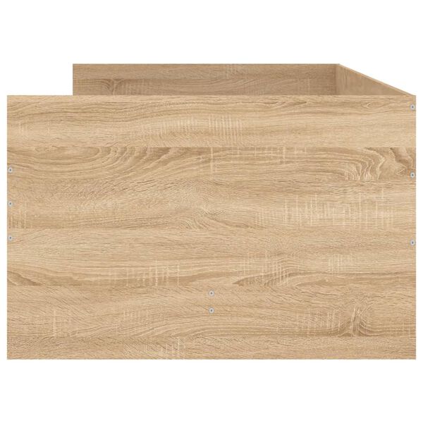vidaXL Πλαίσιο Κρεβατιού με Συρτάρια Sonoma δρυς 100x200 εκ.