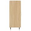 vidaXL Ντουλάπι Sonoma Δρυς 34,5x34x90 εκ. από Επεξεργασμένο Ξύλο