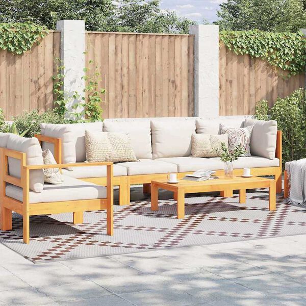 vidaXL Χαλί εξωτερικού χώρου Καφέ και λευκό 300 x 400 cm PP