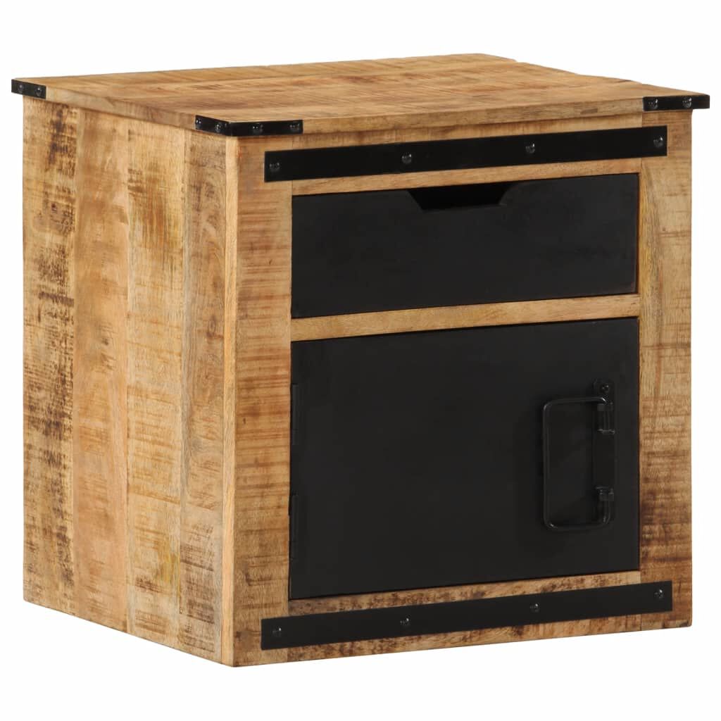 vidaXL Κομοδίνο 45x40x45 εκ. από Μασίφ Ξύλο Μάνγκο
