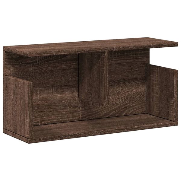 vidaXL Ντουλάπι Τοίχου Καφέ Δρυς 60x20x30 εκ. από Επεξεργασμένο Ξύλο