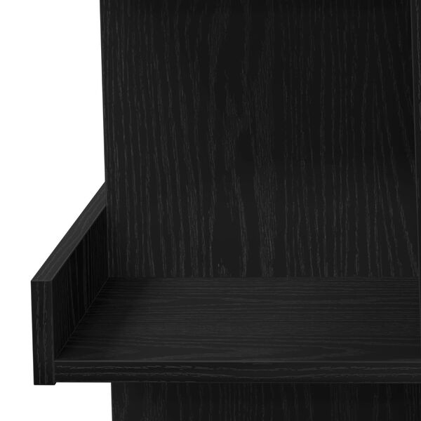 vidaXL Τραπέζι μπαρ Μαύρη δρυς 100 x 48 x 101.5 εκ. Επεξεργασμένο ξύλο